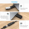 Picture of ELUTENG USB Coupler Male to Female 4Packs USB 3.0 Type A Adapter Superspeed 5Gbps USB Port Extension Connector Bridge Compatible with Laptop Computer Hard Drive Printer Camera