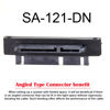 Picture of CY 90 Degree Down Angled SATA 22Pin 7+15 Male to SATA 22P Female Extension Convertor Adapter