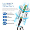 Picture of 1.25G SFP Cable, SFP DAC, 0.25-Meter(0.8ft), 1GBASE-CU Passive Direct Attach Copper Twinax Cable for Cisco SFP-H1GB-CU0.25M, Meraki, Ubiquiti,UniFi, Mikrotik, Fortinet, Netgear, D-Link and More