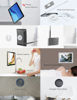 Picture of NOTMBESTM Universal Tablet Wall Mount Adjustable 90 Degree Swivel ipad Mount Fit for e-Reader/Kindle Compatible with Cable Box/Smart Speaker/WiFi Router and More(2Pack) (White)