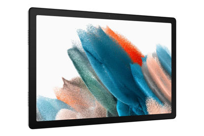 Picture of Samsung Galaxy Tab A8 Android Tablet, 10.5” LCD Screen, 128GB Storage, Long-Lasting Battery, Samsung Electronics Kids Content, Smart Switch, Expandable Memory, Silver, Amazon Exclusive (Renewed)