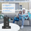 Picture of Wuloo Wireless Intercom Doorbells for Home Classroom, Intercomunicador Waterproof Electronic Doorbell Chime with 1/2 Mile Range 3 Volume Levels Rechargeable Battery (Black, 1&2)