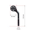Picture of EASTERN POWER Bike Mount, Out Front Aluminum Bicycle Computer Mount for Garmin Edge 200,500,510,800,810,1000 GPS, Red