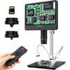Picture of Andonstar AD249S-M 10.1 Inch HDMI Digital Coin Microscope 2000x for Adults, 3 Lens 2160P UHD Video Record, Soldering / Biological Microscope Kit with 32G Card, Windows Compatible