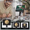 Picture of Andonstar AD249S-M 10.1 Inch HDMI Digital Coin Microscope 2000x for Adults, 3 Lens 2160P UHD Video Record, Soldering / Biological Microscope Kit with 32G Card, Windows Compatible