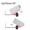 Picture of Liboer Foldable Projector Wall Mount Universal Adjustable Ceiling Wall Projector Mount Aluminum Alloy Projectors Stand,1/4" and M6 Screw Size (Wall Mount)