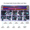 Picture of Yoeruyo Molex Connector Kit Micro-Fit 3.0mm Pitch Connector with Premium 22AWG Pre-Crimped Cables,Molex 3.0mm Dual Row 2 * 1/2/3/4/5/6Pin Housing (MX3.0-Dual)