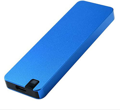 Picture of Ultra Slim External Hard Drive 2TB, Portable Hard Drive USB3.1 Type-C Compatible with PC, Laptop and Mac (2TB, Blue)