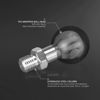 Picture of FANAUE 1" Ball Adapter with M10x1.25 Metric Thread Compatiblewith RAM Mounts B Size Double Socket Arm (M10)