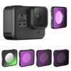 Picture of LENSKINS 4 Pack ND Filters ND8 ND16 ND32 CPL for GoPro Hero 12, Hero11, Hero10, Hero 9 Black, HD Optical Glass Neutral Density and Circular Polarizer Lens Filter Kits, Action Camera Filter
