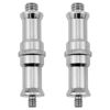 Picture of Dsjnf Adaptor for hot/Cold Boots for Film Room Light Stand Ball Head Camera Screw adapters Wireless Flash receivers 1/4 to 3/8 inch Metal External Screw converters Threaded Jack monopod 2pcs