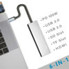 Picture of USB C Docking Station, HDMI to USB C Adapter for Monitor, USB-C Hub HDMI Dongle for Laptop, Micro SD Card Reader USB C Dock for Chromebook, USB C to USB Adapter Multiport for MacBook pro