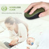 Picture of seenda Wireless Mouse, 2.4G Noiseless Mouse with USB Receiver Portable Computer Mice for PC, Tablet, Laptop, Notebook - Green & Black