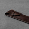 Picture of TORRO Pencil Sleeve Compatible with Apple Pencil Pro/USB-C / 1st / 2nd Generation - Genuine Leather Apple Pencil Case with Microfiber Lining (Dark Brown)