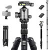 Picture of JOILCAN Tripod for Camera, 81" Camera Tripod DSLR Tripod, 83" Aluminum Camera Tripods & Monopods, Heavy Duty Travel Tripod for Binoculars Laser Level Spotting Scope, Professional Complete Tripod Units