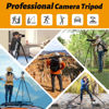 Picture of JOILCAN Tripod for Camera, 81" Camera Tripod DSLR Tripod, 83" Aluminum Camera Tripods & Monopods, Heavy Duty Travel Tripod for Binoculars Laser Level Spotting Scope, Professional Complete Tripod Units