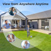 Picture of [WiFi 6 & 10X Zoom] XMARTO Wireless PTZ Security Camera System Outdoor with 10X Zoom and AI Auto Tracking, 6MP Dual-Lens Cameras, 12" LCD Monitor NVR/DVR and 1TB HDD Included