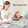 Picture of KDD Tablet Pillow Stand, Multi-Angle Viewing Ipad Holder for Lap, Bed and Desk, Foldable Soft Pad Dock with Stylus Mount Compatible with Ipad Pro 12.9, 10.5, 11, Air, Mini, Phones, Books, E-Reader