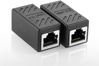 Picture of 2Pcs RJ45 Coupler Connector Coupling Extension Adapter Cat6A Network LAN Ethernet Cable for Cat7/Cat6a/Cat5e Ethernet Cable Extender Adapter Female to Female