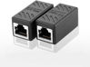 Picture of 2Pcs RJ45 Coupler Connector Coupling Extension Adapter Cat6A Network LAN Ethernet Cable for Cat7/Cat6a/Cat5e Ethernet Cable Extender Adapter Female to Female