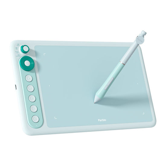 Picture of Parblo Intangbo X7 Drawing Tablet 7x4 inch Graphics Tablets,Digital Drawing Tablet with Mode Switch,6 Customized Keys,Battery-Free Stylus S01 for Digital Art,Design,Work with Window/Mac,Android