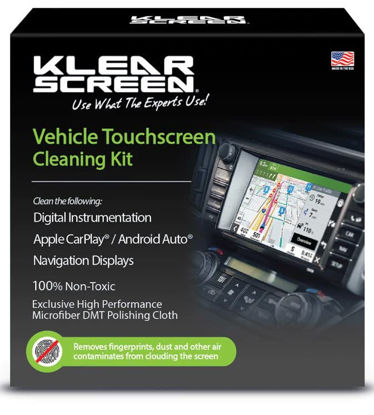 Picture of Klear Screen Premium Navigation Screen Cleaner 2oz Spray Bottle Great for Large Nav Screens in Cars 2 Bonus Cloths Included Made in The USA