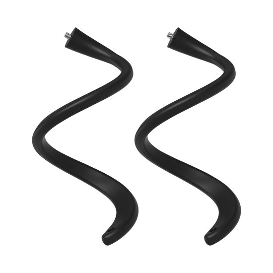 Picture of Holicfun Flexible Twist Mount for Indoor and Outdoor Security Cameras, Unversally Compatible with Ring, Blink, Eufy, Google Nest, Wyze, Arlo, Simplisafe and Other Cameras - Black, 2 Pack