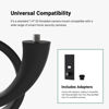 Picture of Holicfun Flexible Twist Mount for Indoor and Outdoor Security Cameras, Unversally Compatible with Ring, Blink, Eufy, Google Nest, Wyze, Arlo, Simplisafe and Other Cameras - Black, 2 Pack