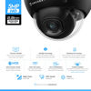 Picture of Amcrest 5MP POE Camera, Outdoor Vandal Dome Security POE IP Camera, 5-Megapixel, 98ft NightVision, 2.8mm Lens, IP67, IK10 Resistance, MicroSD 256GB (Sold Separately), Cloud, NVR (IP5M-D1188EB-28MM)