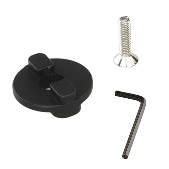 Picture of Haoge Female to Male Boss Adapter Convertor for Replace Manfrotto Bogen Tripod Ball Head to Arca Swiss Compatible Quick Release Clamp Replacement