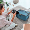 Picture of Koolertron DSLR Camera Insert Bag Purse Universal Liner Lens Pouch Partition Protective Cover Waterproof Sleeve for Cannon/Nikon/Sony (Blue)