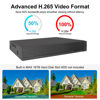 Picture of Tennoz 8 Channel 12MP PoE Network Video Recorder NVR, 8 Port H.265 NVR Support 12MP/6K/4K/8MP/5MP/3MP/1080P PoE Camera, Remote Access, Motion Alarm, 24/7 Recording, Smart Playback, No Hard Disk Drive