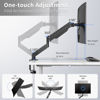Picture of Suptek Single Monitor Mount,Adjustable Gas Spring Monitor Arm Desk Mount Monitor Stand Fits 17 20 22 23 24 26 27 32 33 inch Monitors,Holds up to 22 lbs, Black(MD18)
