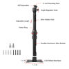 Picture of Homcine Mini Projector Ceiling Wall Mount Adjustable Height 16.5 to 27.5 inches with 360°Rotatable 11 Lbs Load Small Projector Holder 1/4 inch Mounting Bracket Hanger Stand