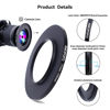 Picture of 77mm Lens to 105mm Camera Filter Ring,Compatible with All 77mm Camera Lens & 105mm UV,ND,CPL Lens Hood Accessories,Made of CNC Machined Aluminum(77-105mm)