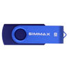 Picture of SIMMAX 5Pcs 8GB USB Flash Drive USB 2.0 Flash Drive Memory Stick Fold Storage Thumb Stick Pen Swivel Design (Five Mixed Colors: Black Blue Green Gold Rose)(Mix Color2)
