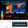 Picture of Bluetooth 5.0 VFD Spectrum Sound Level Meter 3.5mm AUX Selector Box Desk Clock (Black)