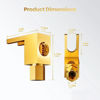Picture of KUYIOHIFI HiFi Banana Plug to Spade Adapter - Vintage Speaker Amplifier connectors/Banana Plug Adaptor (10-Pack)