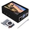 Picture of GeeekPi 3.5 inch HDMI Touch Screen with Case for Raspberry Pi 5, with Official Pi 5 Active Cooler, 320x480 Monitor TFT LCD Display for Raspberry Pi 5