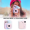 Picture of CAIYOULE Silicone Case for Fujifilm Instax Mini 12 Camera, Protective Case for Instax Mini 12 with Adjustable Shoulder Strap - Light Gradient