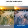 Picture of NEEWER 62mm True Color Variable ND Filter ND2-32 (1-5 Stops) Limited Neutral Density Filter with Putter, Multi Coated HD Optical Glass/No X Cross/Aluminum Frame/Water/Scratch/Fingerprint Resistant