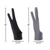 Picture of 4 Pack Artist Gloves for Drawing Tablet Free Size with Two Fingers for Graphics Pad Painting Good for Right or Left Hand - 3.15 x 8 inch