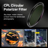 Picture of ULANZI 52mm-MagFilter Magnetic Color Filter-Cpl, Circular Polarizer Filter (Magnetic Ring Not Included)