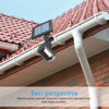 Picture of HOLACA 2-in-1 Weatherproof Gutter Mount for Stick Up Cam/Pro Solar Panel, Spotlight Cam Pro Battery and Stick Up Cam Plus Battery Outdoor Mount Accessories for Ring Solar Panel (Black)