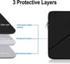 Picture of Laptop Sleeve 14 Inch, Shockproof Protective Computer Cover with Accessory Pocket, Traveling Carrying Bag Laptop Case Compatible for 14 Inch MacBook Air/Pro, HP, Dell, Asus, Acer, Lenovo, Black