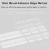 Picture of Privacy Screen Adhesive Strips and Slide Mount Tabs for Laptop Computer Monitor, Privacy Screen Slide Mount Tabs *2, Privacy Screen Adhesive Strips *2, 1pcs Microfiber Cloth, 2pcs Screen Cleaning Kit
