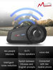 Picture of Maxto Motorcycle Bluetooth Headset, MX1 2-Riders 800M universal Intercom Communication Systems, HiFi Stereo Sound/IPX6 Waterproof/Call Music Control, Motorcycle Helmet Speaker-Intercom-Headset(2 pack)