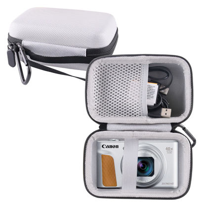 Picture of WERJIA Hard EVA Travel Case for Canon PowerShot SX720 SX620 SX730 SX740 G7X /G7X Mark III /G7X Mark II Digital Camera (grey)