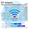 Picture of JAPOO USB BT Adapter for PC,BT 5.4 Dongle Receiver, Plug and Play, Supports Windows 11/10/8.1 for Desktop, Laptop,Farthest Distance can Reach 393 feet, Simultaneous Connection of Multiple Sevices