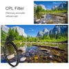 Picture of K&F Concept 82mm ND1000 CPL Lens Filter Kit (2 Pcs) Neutral Density ND1000 + Circular Polarizer Filter with 24 Multi-Layer Coatings for Camera Lens